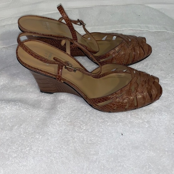Stuart Weitzman Golitely cafe alligator, size 10 - Picture 5 of 10